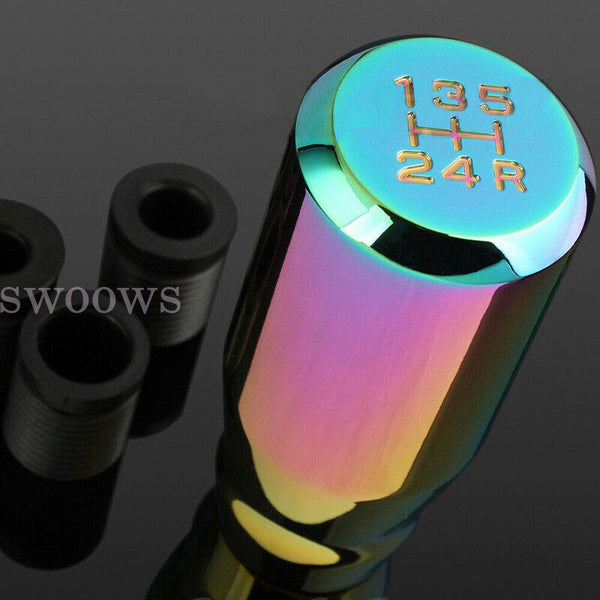 Universal Aluminum Manual Gear Knob 5 Speed Shifter Car Stick Shift Lever AU