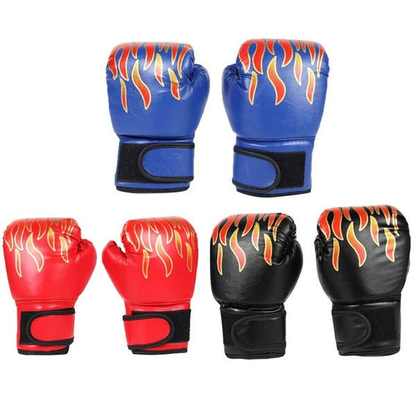 Children Kids Boxing Sparring Training Gloves MMA Kick Boxing Punching Gloves AU