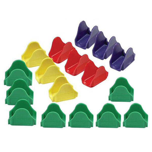 Set of 12pcs Hard Plastic Shell Holders Serving Stand Taco Proper New AU STOCK