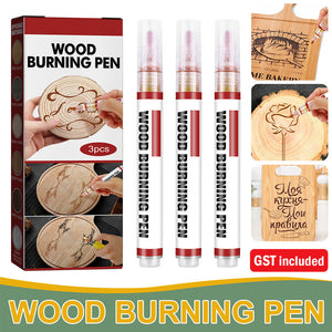 3-30 DIY Project Easy Use Chemical Wood Burning Pen Scorch Marker Wood Painting