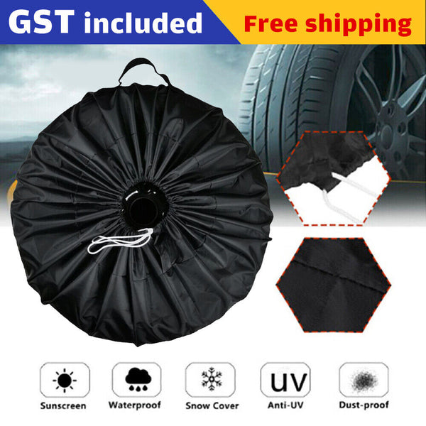 13-19inch Spare Tire Cover Black PVC Waterproof Wheel Tyre Cover For All Vehicle