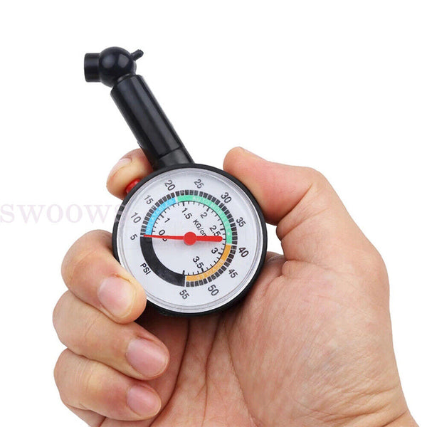 Tire Pressure Guage Dial Car Bike Truck Auto Air PSI Meter Tester Tyre Gauge