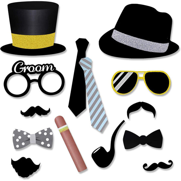 Photo Booth Props Birthday Wedding Mustache Lips Stick Hen's Party Photobooth AU