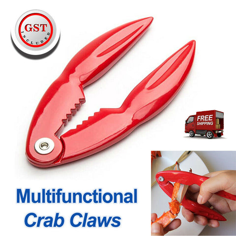 Crab Cracker Lobster Tool Shell Seafood Tool Forks Scissors Shellfish Opener AU