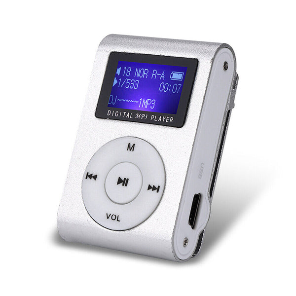 Mini LCD Screen USB MP3 Player Support Micro SD/TF Card Portable Music Player