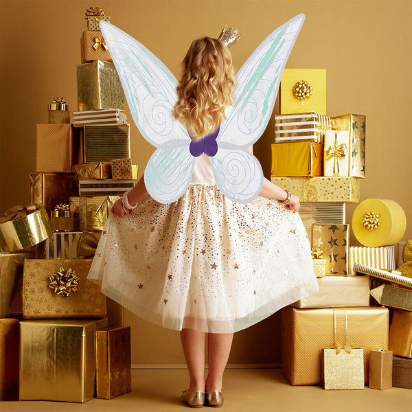 1/4PCS Butterfly Fairy Wings Costume for Women Girls Sparkle Princess Angel Wing