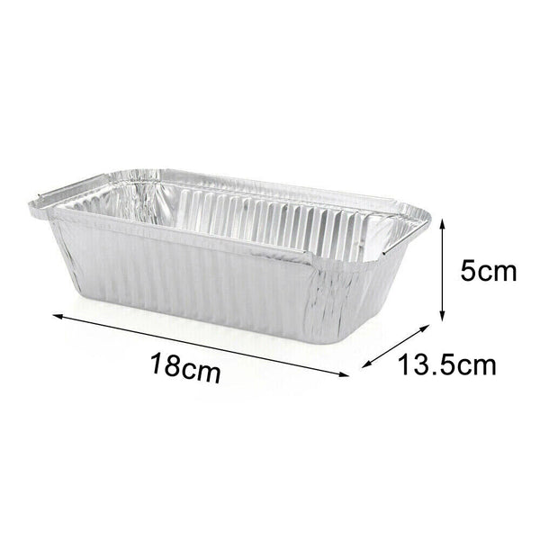 10-30x BBQ Aluminum Foil Grease Drip Pans Recyclable Grill Catch Tray For Weber