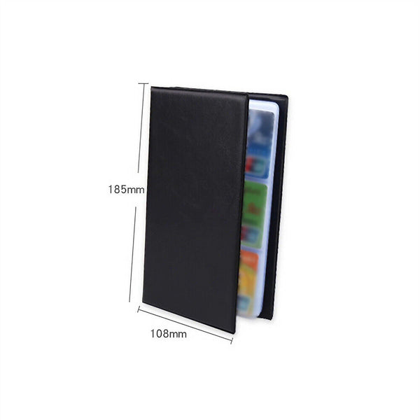 120PCS Card Business ID Holder Credit Card Wallet Book Folder Organiser Travel