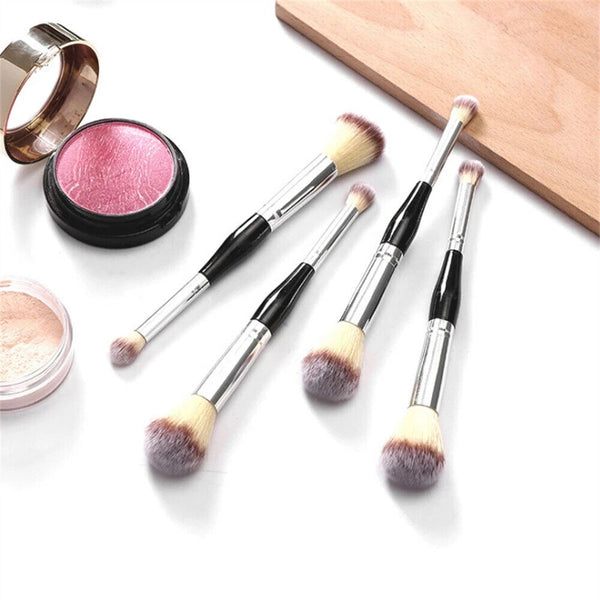 Professional Double Ended Makeup Brush Foundation Blusher Cosmetic Make Up Brush