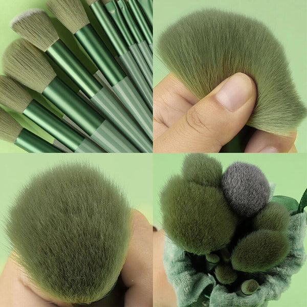 13Pcs Professional Makeup Brush Set Eyeshadow Powder Foundation Contour Brushes