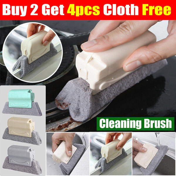 Window Door Track Cleaning Brush Gap Groove Sliding Tools Dust Cleaner Kitchen