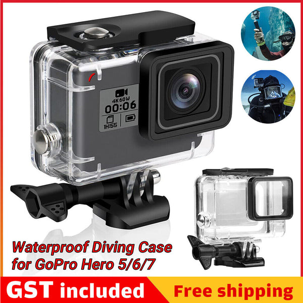 Waterproof Diving Black Camera Accessories 45m Housing Case For GoPro Hero 7 6 5