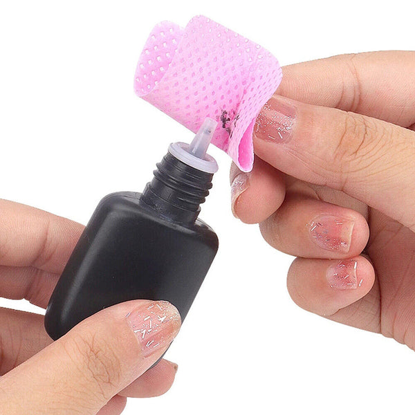 UP 1000 Lint Free Wipes Nail Polish Remover Pad Manicure Pedicure Cleaning Tool