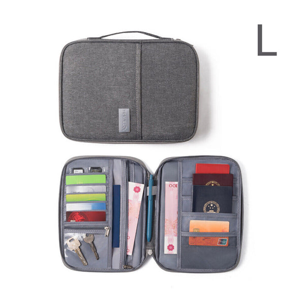 Waterproof Passport Holder Travel Document Wallet RFID Bag Family Case Organizer