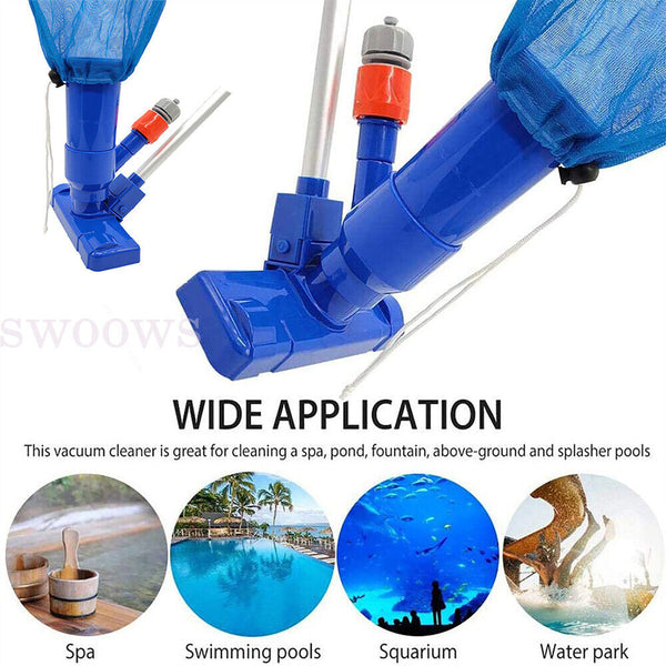 Pool Fountain Vacuum Cleaner Swimming Pool Vacuum Brush Cleaning Tool Spa Pond