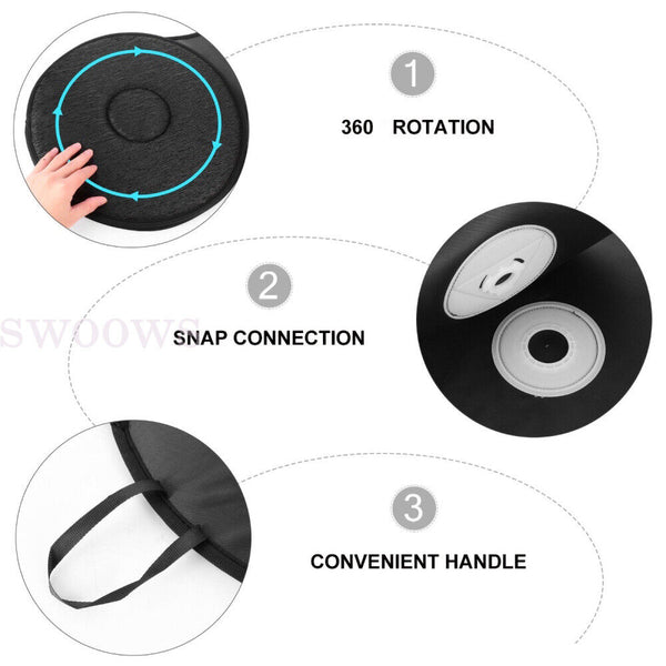 Portable Car Seat Cushion Rotation 360° Swivel Mobility Aid Moving Car Chair Pad