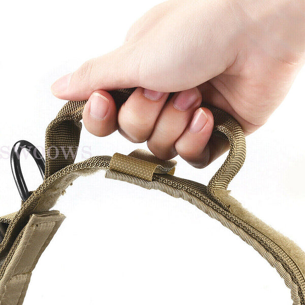 Tactical Dog Collar Military Heavy Duty Pet Collar With Metal Buckle Adjustable