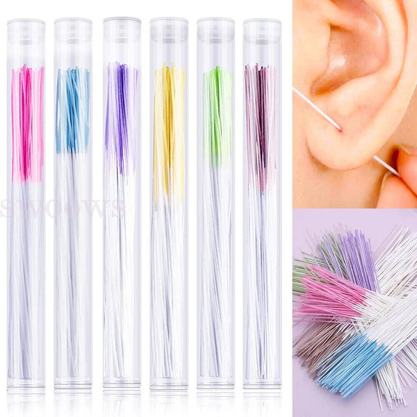 Earrings Hole Cleaner Piercing Cleaning Line Ear Care Kit Ear Piercing Cleaner