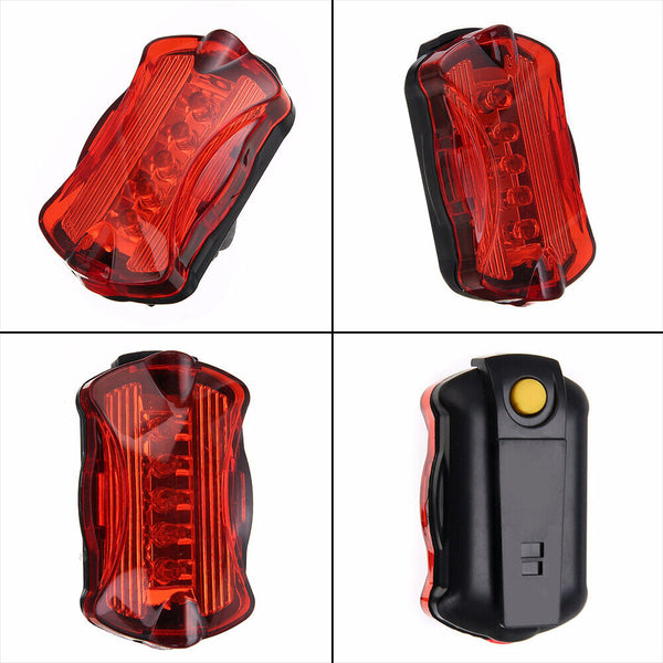 2x Front Rear Bike Light LED Bicycle Tail Lights Waterproof Flashlight Headlight