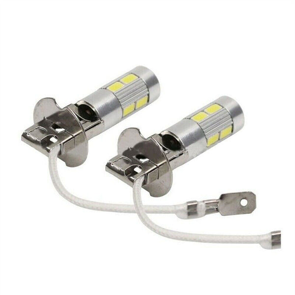 4PCS H3 LED 55W HEADLIGHT FOG DRIVING LIGHT BULBS CAR LAMP GLOBES COLD WHITE AU