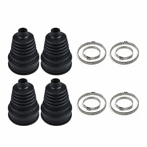 4pcs CV Drive Shaft Boot Kit/Universal Round Clamp Replacement Set NEW