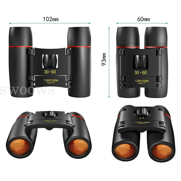 New Day Night Vision Binoculars Outdoor Travel Portable Folding Telescope