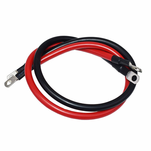 12V 24V 30cm Battery joiner Connector Lead DC Wire 100A Cable & lugs Red & Black
