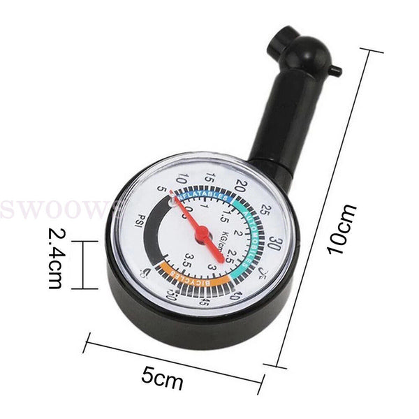 Tire Pressure Guage Dial Car Bike Truck Auto Air PSI Meter Tester Tyre Gauge