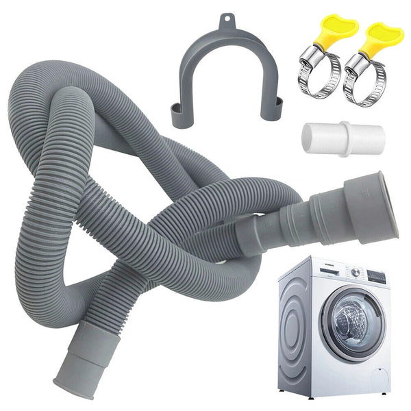 Universal Washing Machine Dishwasher Drain Hose Extension Pipe For Replacement