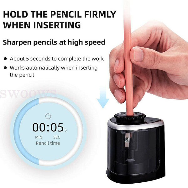 Automatic Electric Pencil Sharpener Operated Students Desktop