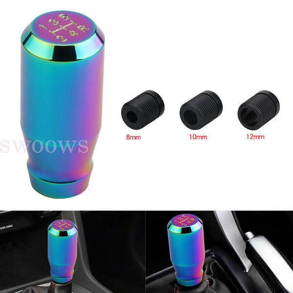 Universal Aluminum Manual Gear Knob 5 Speed Shifter Car Stick Shift Lever AU