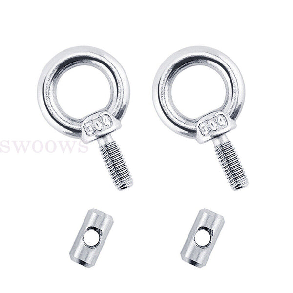 2x STAINLESS STEEL AWNING RAIL STOPPERS Caravan Motorhome Campervan multipurpose