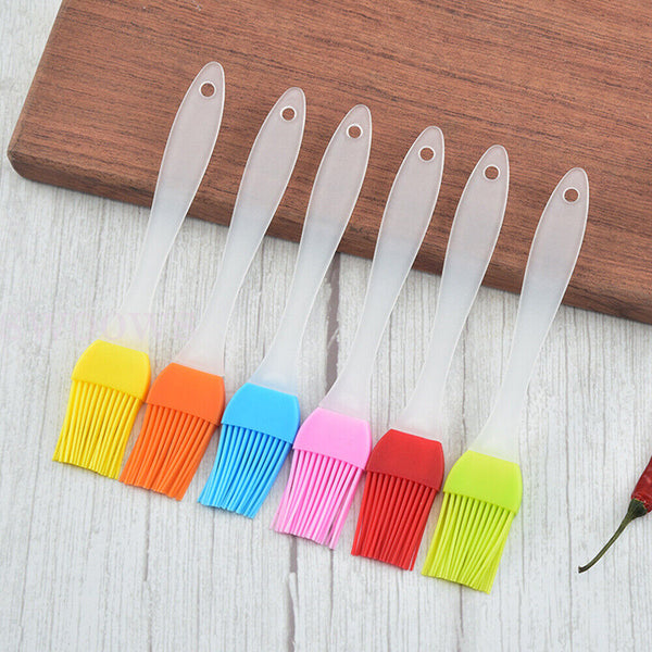 4pcs Silicone Butter Bread Basting Brush BBQ Baking Brush Kitchen Cooking