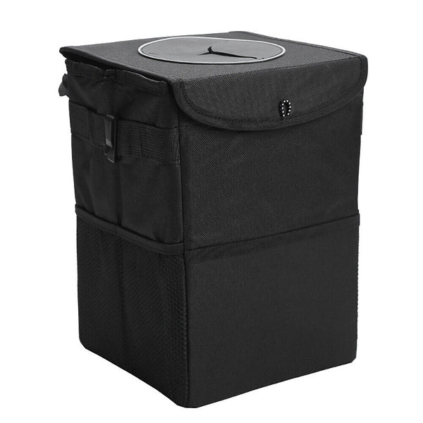 Waterproof Car Bin Storage Dustbin Travel Rubbish Waste Basket Box Bag Organizer