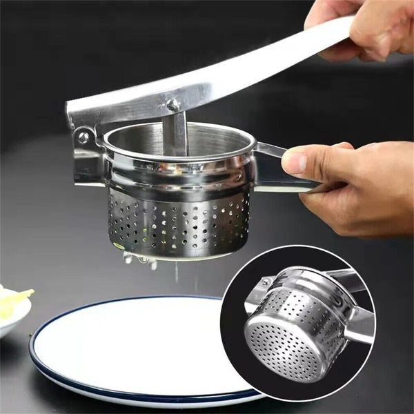 Potato Ricer Masher Fruit Stainless Steel Press Professional Juicer Puree Gnocch