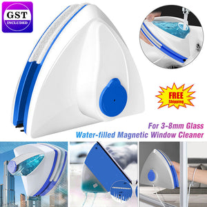 Water-filled Magnetic Window Cleaner Double Side Cleaning Brush Glass Wiper Tool