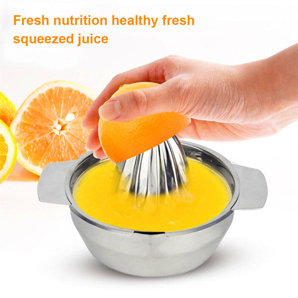 New Stainless Steel Fruit Lemon Citrus Orange Juicer /Manual Press Squeezer