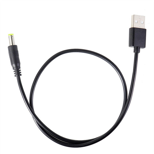 USB to 3.5mm /1.35 mm 5 Volt 5V 2A DC Barrel Jack Plug Charging Power Cable Cord