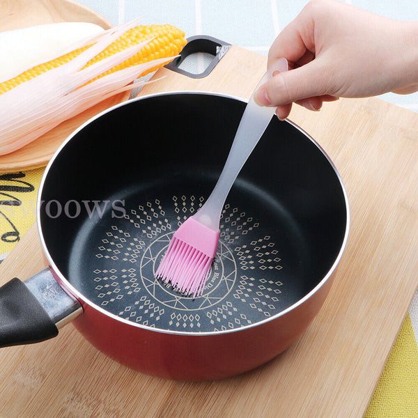 4pcs Silicone Butter Bread Basting Brush BBQ Baking Brush Kitchen Cooking