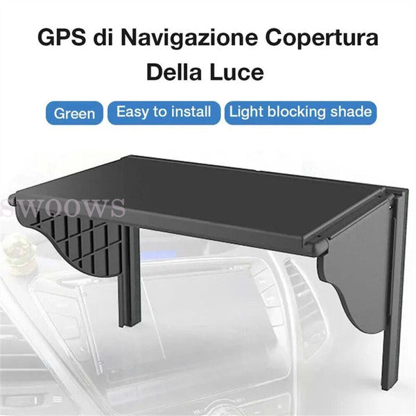 Sun Shade Visor Cover Anti Glare Fit For 6-10in Car GPS Navigation Radio Player