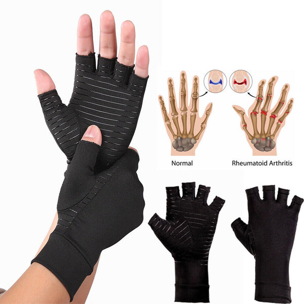 Pain Relief Hand Wrist Support Brace Arthritis Gloves Compression Joint Finger