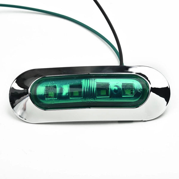 1set Boat Navigation Lights Waterproof Marine Utility Led Strip Lights 12-24V