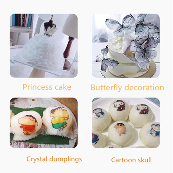 10/20/30/40/50PCS Sheets A4 Wafer Paper for Edible Printing Cupcake DIY Foldable