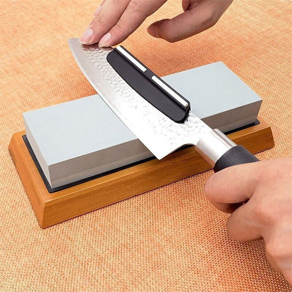 Kitchen Knife Sharpener Ceramic Angle Guide Holder Clip For Whetstone Sharpener