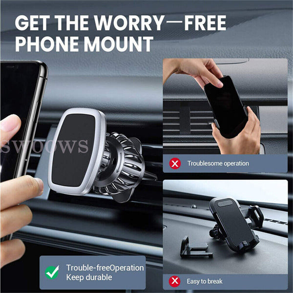 Universal Car Mobile Phone Holder Magnetic Air Vent For iPhone 14 12 13 Samsung