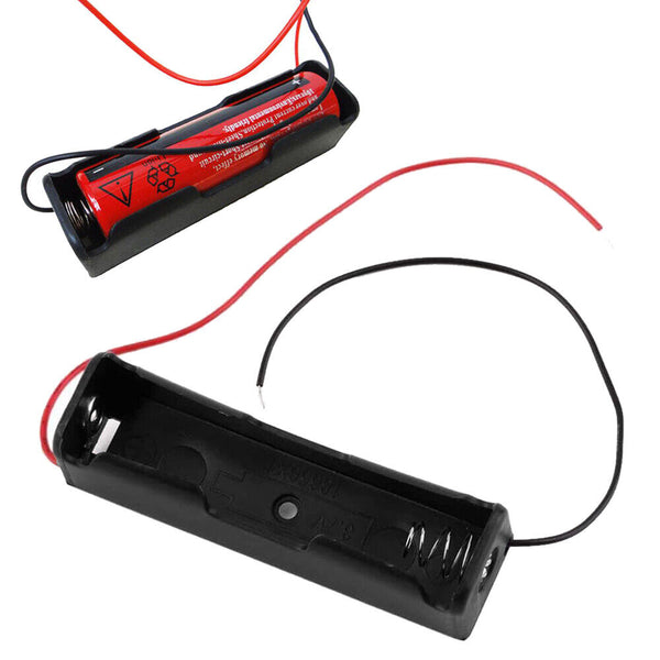 10PCS 18650 Single Battery HOLDER Case Rechargeable 18650 Wire Lead LITHIUM