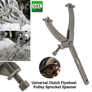 Universal Clutch Flywheel Pulley Sprocket Spanner Wrench Holder Tool Puller Gear