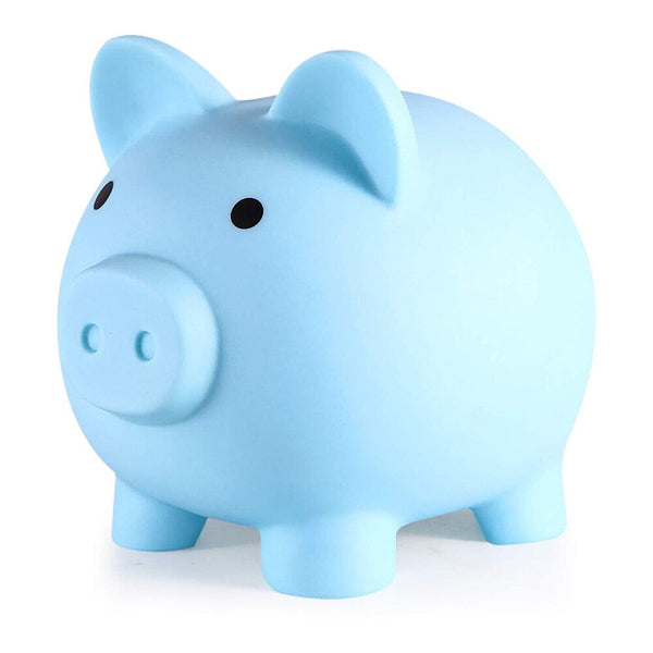 Pig Piggy Bank Coin Openable Money Save Box Soft Plastic Toy Kids Gift Cash Box