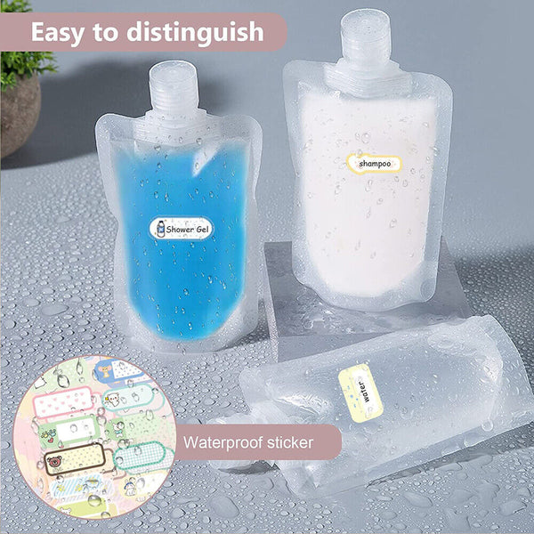 5-20PCS Travel Packing Bottle Portable Make Up Lotion Liquid Shampoo Empty Bag