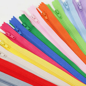 20pcs Colorful Closed End Nylon Zippers Tailor Sewer DIY Craft Sewing Tools 20cm